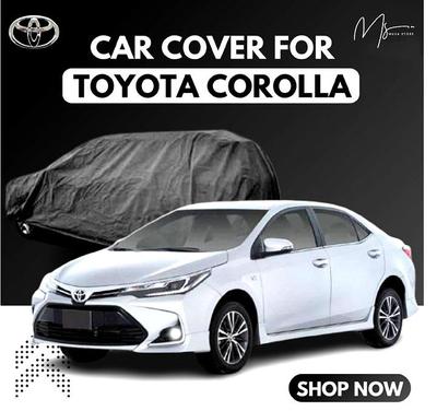 Toyota Corolla 2006-2023 Silver Parachute Car Cover Dust Proof Waterproof